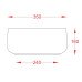 Накладна раковина ArtСeram COGNAC COL004 05;34, BIANCO MATT