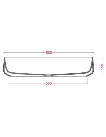 Накладна раковина ArtСeram COGNAC COL005 01;34, BIANCO
