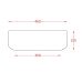 Накладна раковина ArtСeram COGNAC COL007 05;34, BIANCO MATT