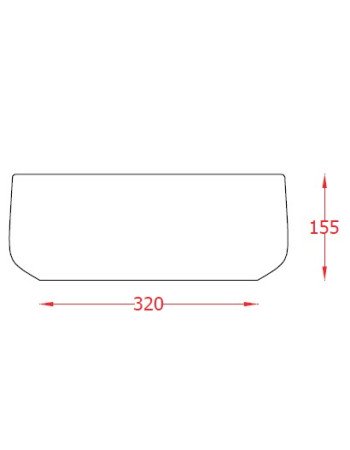 Накладна раковина ArtСeram COGNAC COL007 05;34, BIANCO MATT