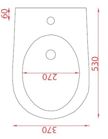 Підвісне біде ArtСeram FILE 2.0 FLB001 05;30, BIANCO MATT