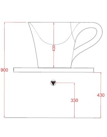 Накладна раковина ArtСeram CUP OSL005 01;00, BIANCO