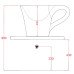 Накладна раковина ArtСeram CUP OSL005 01;00, BIANCO