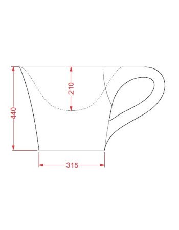 Накладна раковина ArtСeram CUP OSL005 01;00, BIANCO