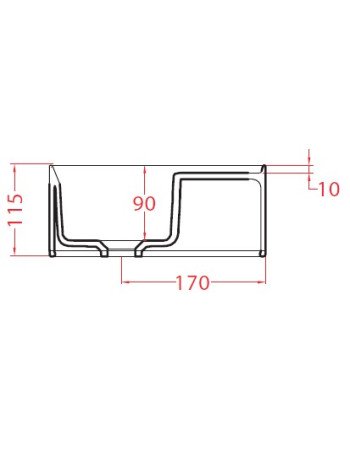 Накладна раковина ArtСeram SCALINO SCL005 01;00, BIANCO