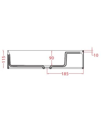 Накладна раковина ArtСeram SCALINO SCL007 01;00, BIANCO