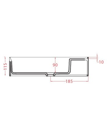 Накладна раковина ArtСeram SCALINO SCL008 01;00, BIANCO
