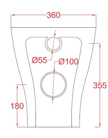 Приставний унітаз ArtСeram TEN TEV007 05;00, BIANCO MATT