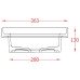 Раковина, врізна згори ArtСeram FUORI SCALA TFL033 01;00, BIANCO