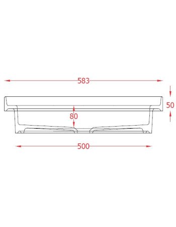 Раковина, врізна згори ArtСeram FUORI SCALA TFL033 01;00, BIANCO