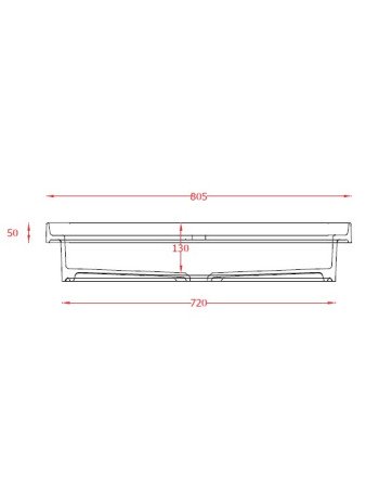 Раковина, врізна згори ArtСeram FUORI SCALA TFL035 01;00, BIANCO