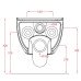 Підвісний унітаз ArtСeram THE ONE THV001 05;00, BIANCO MATT