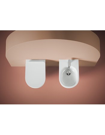 Підлогове біде ArtСeram FILE 2.0 FLB002 01;30, BIANCO