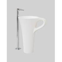 Накладна раковина ArtСeram CUP OSL004 01;50, BIANCO BICOLORE NERO
