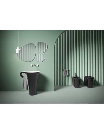 Накладна раковина ArtСeram CUP OSL004 01;50, BIANCO BICOLORE NERO