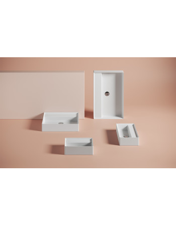 Накладна раковина ArtСeram SCALINO SCL005 05;00, BIANCO MATT
