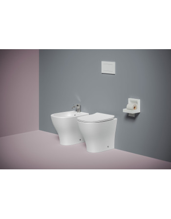 Приставний унітаз ArtСeram TEN TEV007 05;00, BIANCO MATT