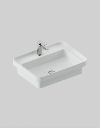 Раковина, врізна згори ArtСeram FUORI SCALA TFL034 05;34, BIANCO MATT