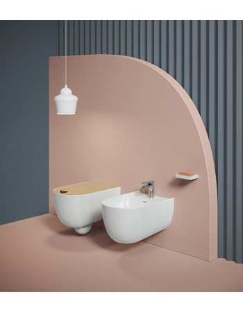 Підвісне біде ArtСeram THE ONE THB001 05;00, BIANCO MATT