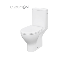 Унітаз-компакт Cersanit Moduo 649 CleanOn 010 3/5 з дюропластовим сидінням Slim із плавним опусканням K116-001