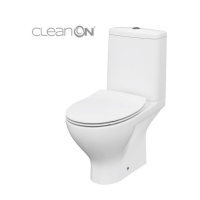 Унітаз-компакт Cersanit Moduo 651 SBTW CleanOn 011 3/5 з дюропластовим сидінням Slim із плавним опусканням K116-003