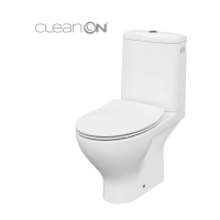 Унітаз-компакт Cersanit Moduo 670 SBTW CleanOn 43 010 3/5 з дюропластовим сидінням Slim із плавним опусканням K116-029