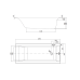 Ванна прямокутна Cersanit Larga 170х75 S301-303