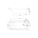 Ванна прямокутна Cersanit Larga 150х75 S301-304
