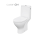 Унітаз-компакт Cersanit Moduo 649 CleanOn 010 3/5 з дюропластовим сидінням Slim із плавним опусканням K116-001