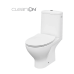 Унітаз-компакт Cersanit Moduo 670 SBTW CleanOn 43 010 3/5 з дюропластовим сидінням Slim із плавним опусканням K116-029
