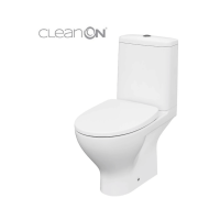 Унітаз-компакт Cersanit Moduo 675 SBTW CleanOn 43 011 3/5 з дюропластовим сидінням Slim Wrap із плавним опусканням K116-037