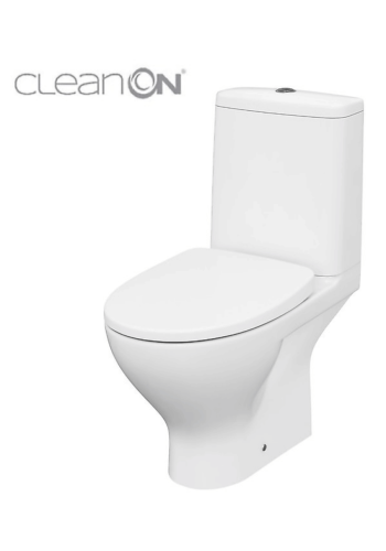Унітаз-компакт Cersanit Moduo 675 SBTW CleanOn 43 011 3/5 з дюропластовим сидінням Slim Wrap із плавним опусканням K116-037 Унітаз-компакт Cersanit Moduo 675 SBTW CleanOn 43 011 3/5 з дюропластовим сидінням Slim Wrap із плавним опусканням K116-037