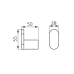 Гачок FERRO NOSTRIS ANS05 хром