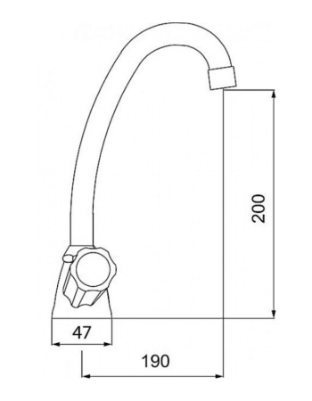 Змішувач для кухні FERRO STANDARD BST4 хром