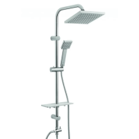 Душовий набір без змішувача FERRO SQUERTO LUX NP24 хром