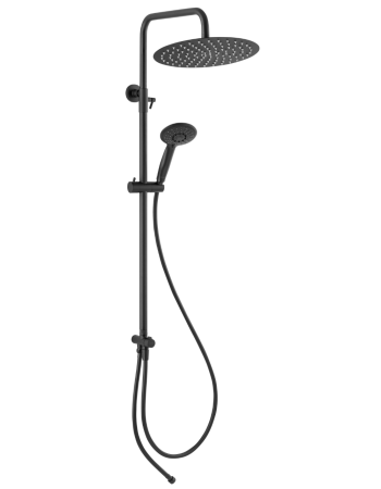 Душова система зовнішнього монтажу FERRO WIZARD PRO NP47-BL чорна