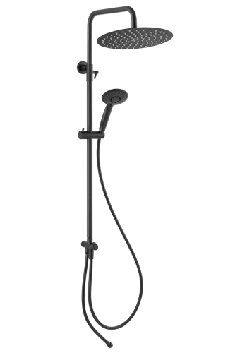 Душова система зовнішнього монтажу FERRO WIZARD PRO NP47-BL чорна