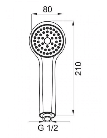 Душова лійка FERRO STELLA S100 хром