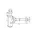 Cифон для раковини FERRO ROTONDO S282-BL чорний