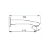 Вилив для ванни FERRO WWP02 хром