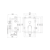Змішувач прихованого монтажу FERRO ALGEO SQUARE BAQ7P3BOX хром