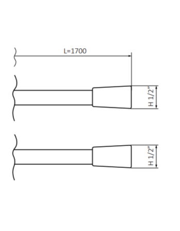 Шланг для ручного душу GRB Copper PVD 00051555
