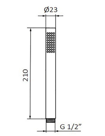 Ручний душ GRB COOL Inox 00060023