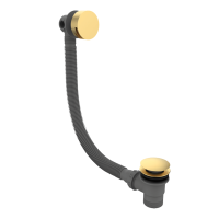 Злив-перелив для ванни GRB Brushed Gold PVD 03027088