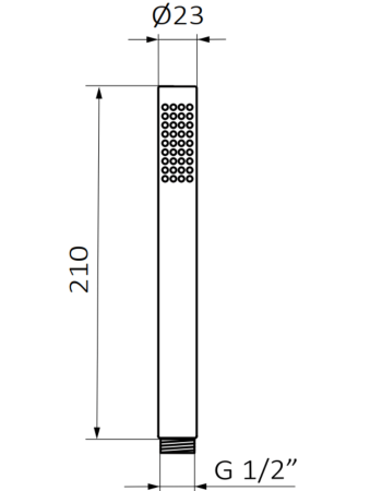 Шлангове підключення з ручним душем GRB 05040792