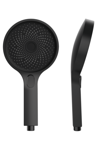 Ручний душ GRB діаметром 130 мм Metal Black 05534192