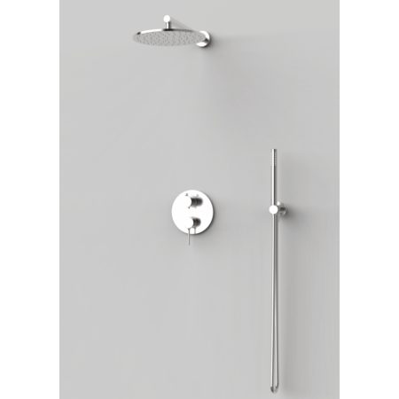 Душова система прихованого монтажу зі змішувачем GRB TIME Stainless Steel PVD 07047493