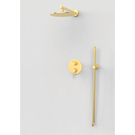 Душова система прихованого монтажу зі змішувачем GRB TIME Brushed Gold PVD 07047588