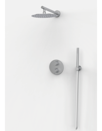 Душова система прихованого монтажу зі змішувачем GRB TIME Stainless Steel PVD 07047593