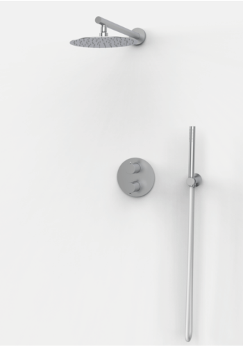 Душова система прихованого монтажу зі змішувачем GRB TIME Stainless Steel PVD 07047593